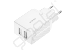 USAMS T24 hálózati töltő 2 USB aljzat 10W