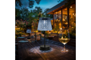 Szolár asztali lámpa hidegfehér LED