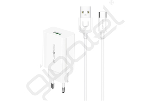 USAMS T48 hálózati töltő USB aljzat 18W, gyors