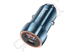 HOCO Z46A autós töltő USB+Type-C aljzat 20W