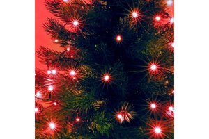 LED-es beltéri fényfüzér, piros, 50 LED - KII 50/R