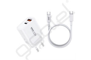 REMAX KIDDY hálózati töltő USB+Type-C aljzat 20W