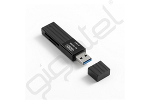 XO DK05B kártyaolvasó (USB - SD/ MicroSD) FEKETE