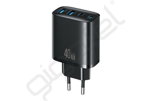 USAMS T70 hálózati töltő 2 USB+ 2 Type-C aljzat