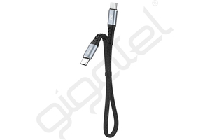 Type-C - Type-C  gyorstöltő kábel 23-25 cm