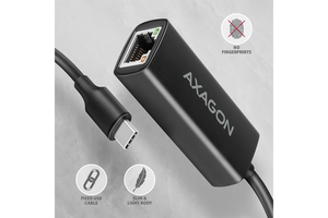 Axagon ADE-ARC Type-C USB 3.2 - Gigabit Ethernet