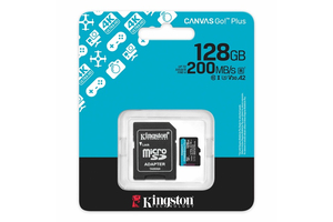Kingston 128GB SD micro (MicroSDXC V30 U3) +adapt