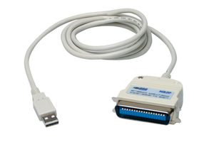 1,2m - printer kábel átalakító USB - párhuzamos