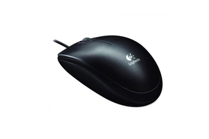 Logitech B100 USB optikai egér fekete