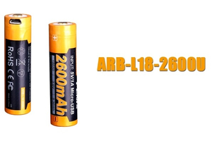 Fenix Light Kellék Akkumulátor 18650 ARB-L18 2600B