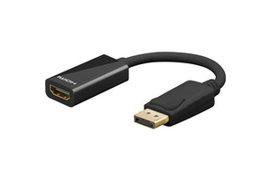 Goobay kábel Displayport (apa) - HDMI (anya) 10cm