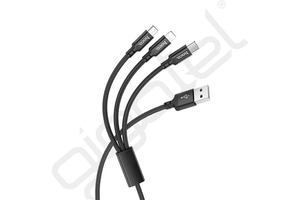 USB  adatátviteli kábel és töltő 3in1