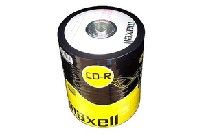 Írható cd MAXELL CD-R80 (52X) 100 db/csomag (HOL)