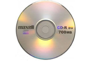 Írható cd MAXELL CD-R80 (52X) papírtokban (HOL)
