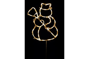 HOME KID507BWW hóember ablakdísz, 35 db