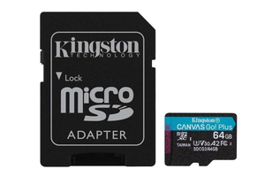 Kingston 64GB SD micro Canvas Go! Plus