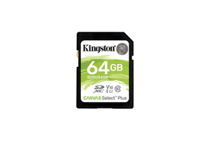 KINGSTON Memóriakártya SDXC 64GB Canvas Select