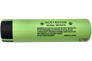 Panasonic 18650 Li-ion akku védelmi elektronikával