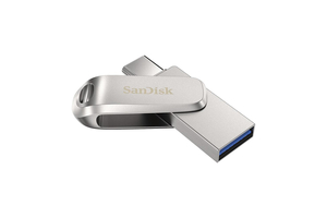 Sandisk 256GB USB3.1/Type-C Dual Drive Luxe Ezüst