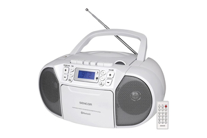 Sencor SPT 3907 W kazettás fehér CD-s rádió