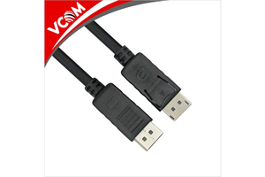 VCOM kábel Displayport 1.2V (apa-apa), 3 M, fekete