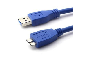 VCOM KÁBEL USB 3.0 AM-MICRO BM 1.8M, KÉK