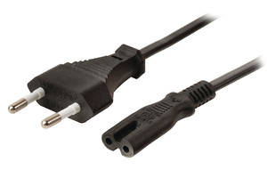 Euro Plug IEC-320-C7 Hálózati Táp Kábel 3m